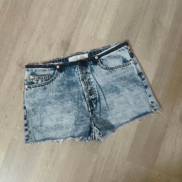 NWOT IRO Shorts Sz 28 W30 Womens Denim Jeans Casual Blue